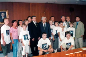 Официальный прием в мерии г.Саппоро (Япония)
август 2004г.