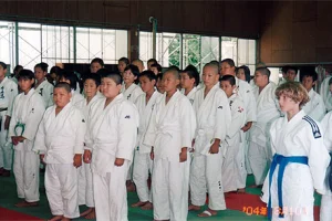 Матчевая встреча по дзюдо в г.Асахигава (Япония).
август 2004г.