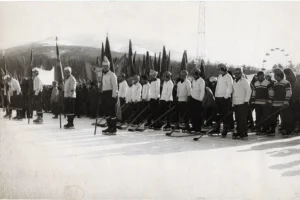 Открытие соревнований на стадионе "Космос", 1974 год 
