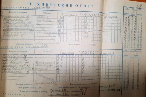 Протокол матча первенства Южно-Сахалинска среди школьников (1960-й год)