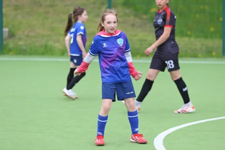 Футболистки отметили Международный день защиты детей турниром
