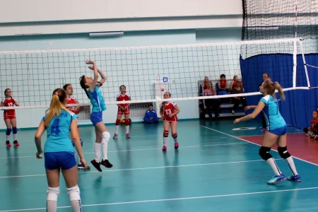 В первенстве области по волейболу участвуют 14 команд