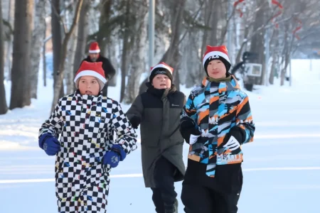 «Новогодний забег» продолжил Декаду спорта и здоровья