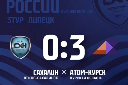 «Сахалин» завершил третий тур поражением