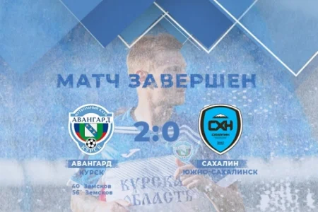 «Сахалин» проиграл в Курске