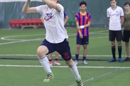 Юные футболисты сдали первый серьезный экзамен