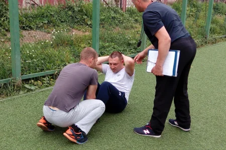 Сотрудники Управления по делам ГО и ЧС выполнили нормативы ГТО