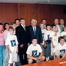 Официальный прием в мерии г.Саппоро (Япония)
август 2004г.