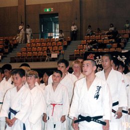 Матчевая встреча по дзюдо в г.Саппоро (Япония).
август 2004г.
