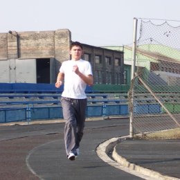 Александр Рим на утренней пробежке