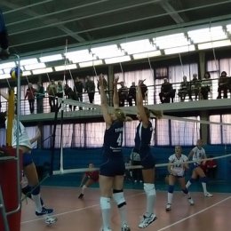 14.10.2012. "СДЮШОР-Экран" (Санкт-Петербург) -  ВК "Сахалин" (Южно-Сахалинск) - 1:3. "Сахалин" в синей форме. 