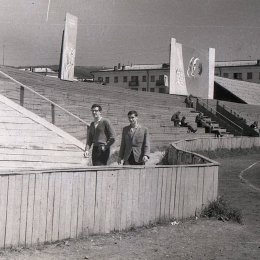 Стадион "ДОСА" в Южно-Сахалинске. 