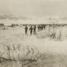 Лыжники, середина 1930-х годов