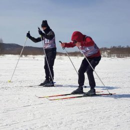 «Особенные» атлеты юга Сахалина определили самых быстрых в лыжных гонках