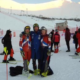 Сахалинские горнолыжницы заняли весь пьедестал почета по итогам этапа Кубка России в слаломе