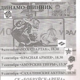 "Динамо-Шинник" (Бобруйск) - "Сахалинские акулы"