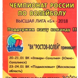 "Ростов-Волей" (Ростов-на-Дону) - "Элвари-Сахалин"