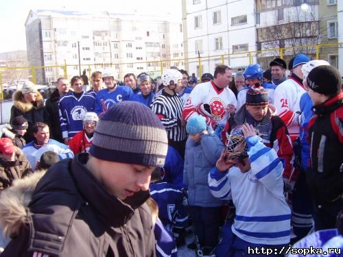 Легенды хоккея СССР на Сахалине