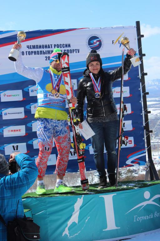 Награждение по итогам чемпионата и Кубка России