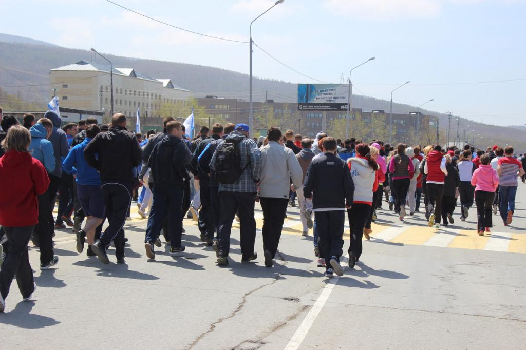 Легкоатлетический кросс, посвященный девяностолетию образования Сахалинского общества Динамо