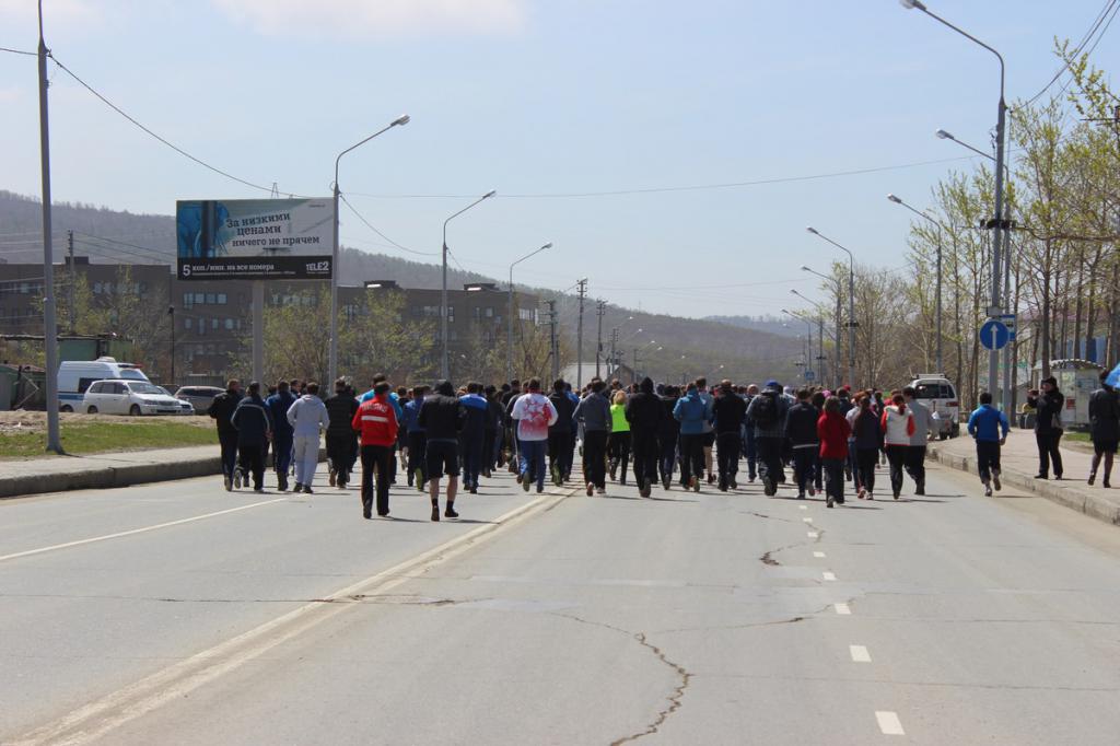 Легкоатлетический кросс, посвященный девяностолетию образования Сахалинского общества Динамо