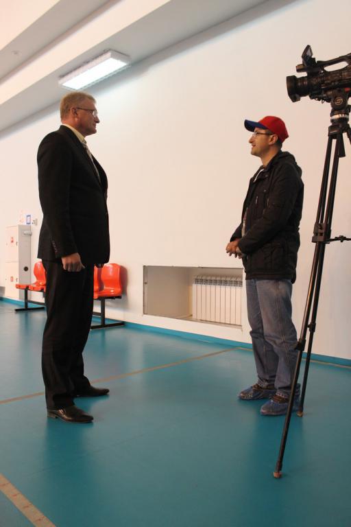 Волейбольная тренировка секции инвалидов по слуху