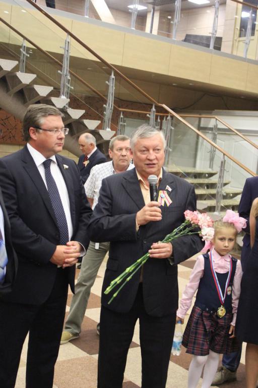 Сеанс одновременной игры Анатолия Карпова