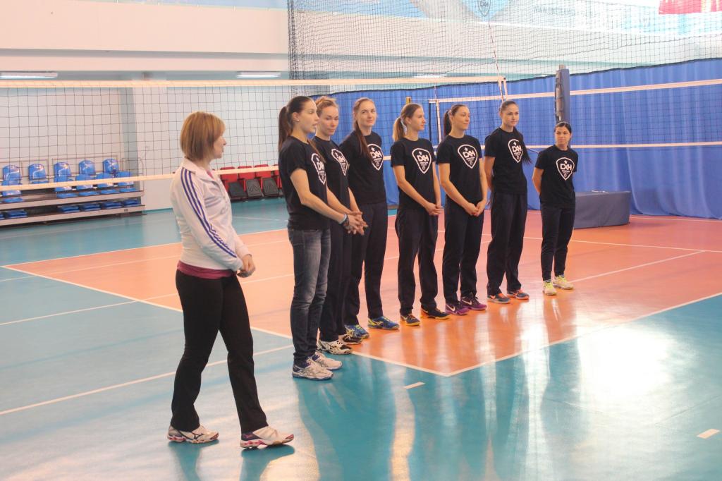 Мастер-класс волейбольной команды Сахалин