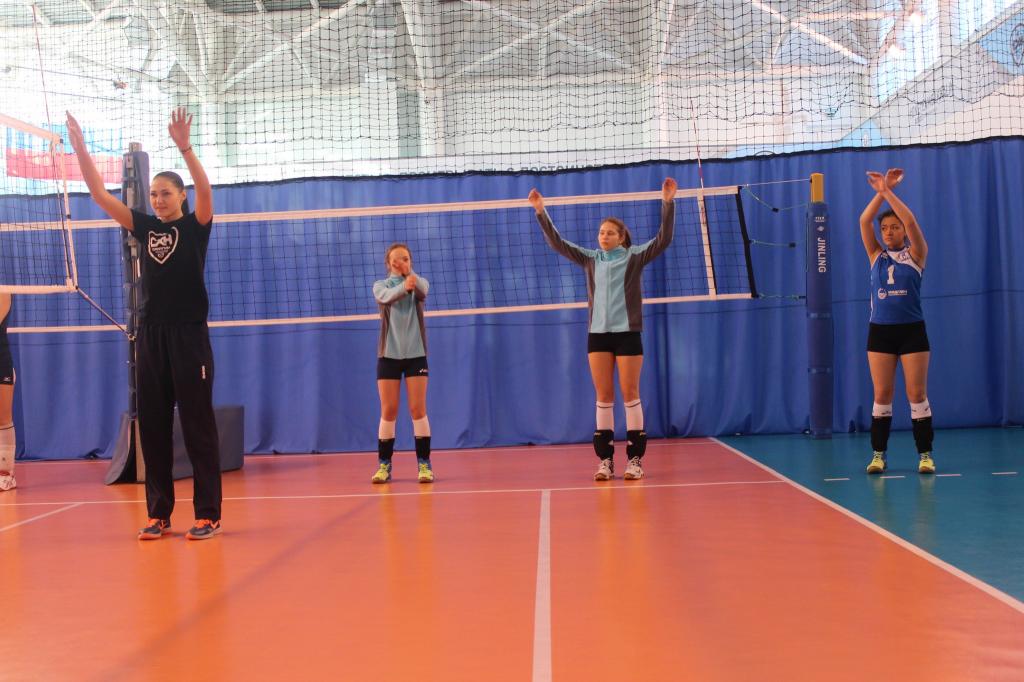 Мастер-класс волейбольной команды Сахалин