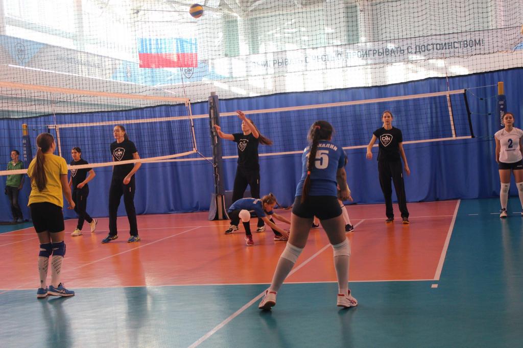 Мастер-класс волейбольной команды Сахалин