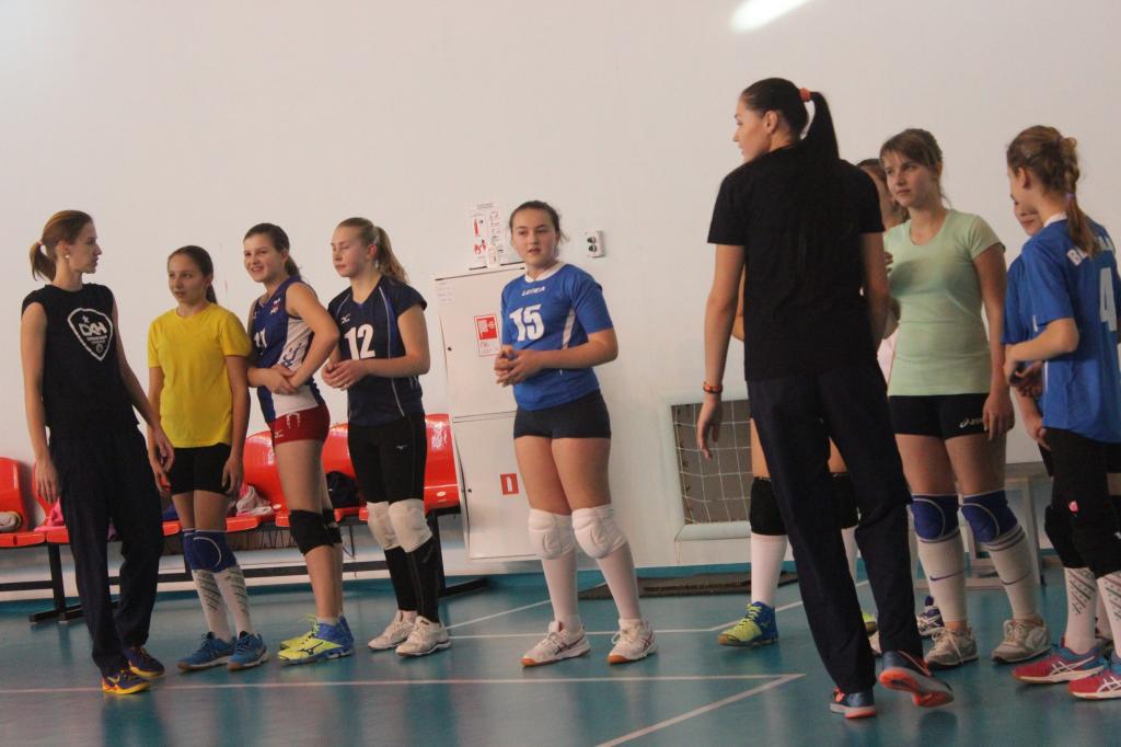 Мастер-класс волейбольной команды Сахалин