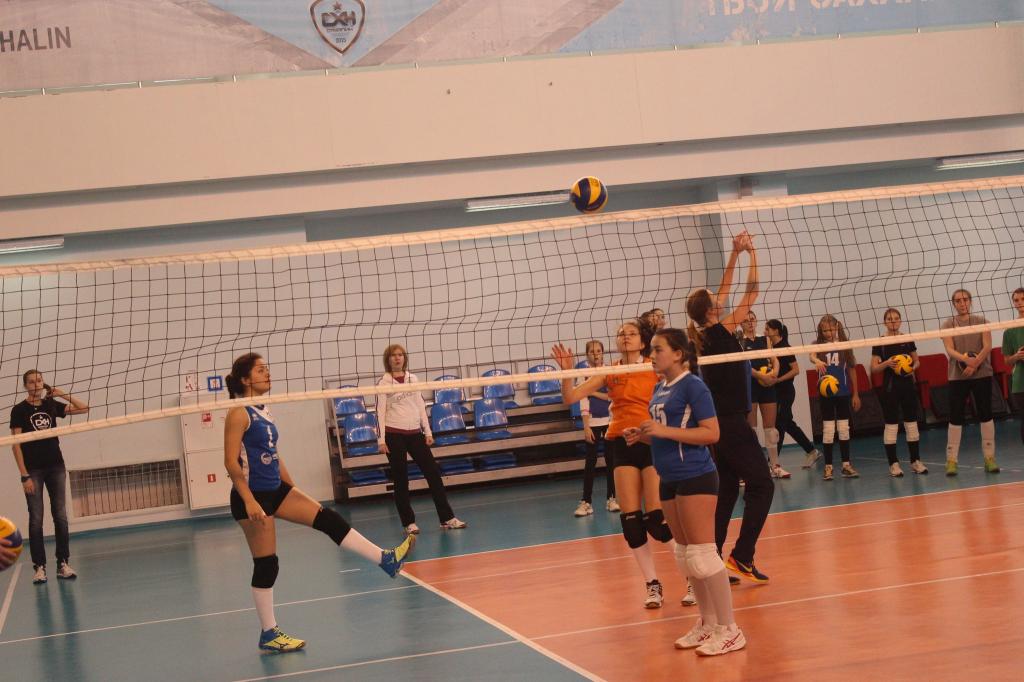 Мастер-класс волейбольной команды Сахалин