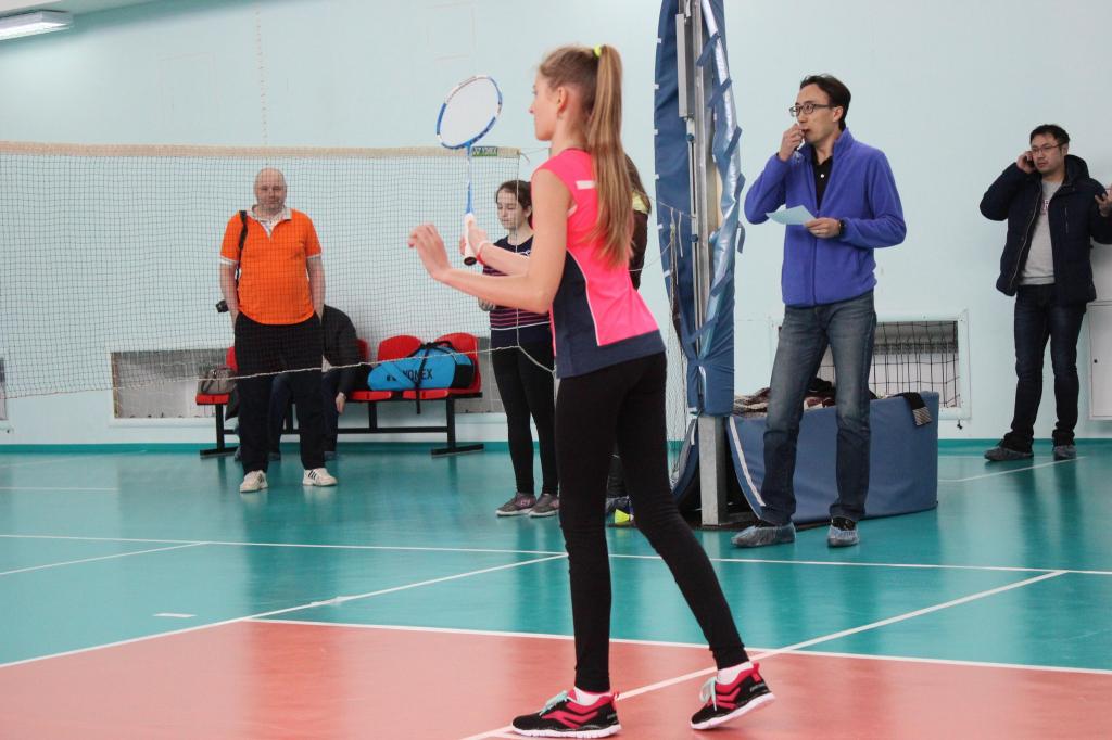 Чемпионат области по бадминтону