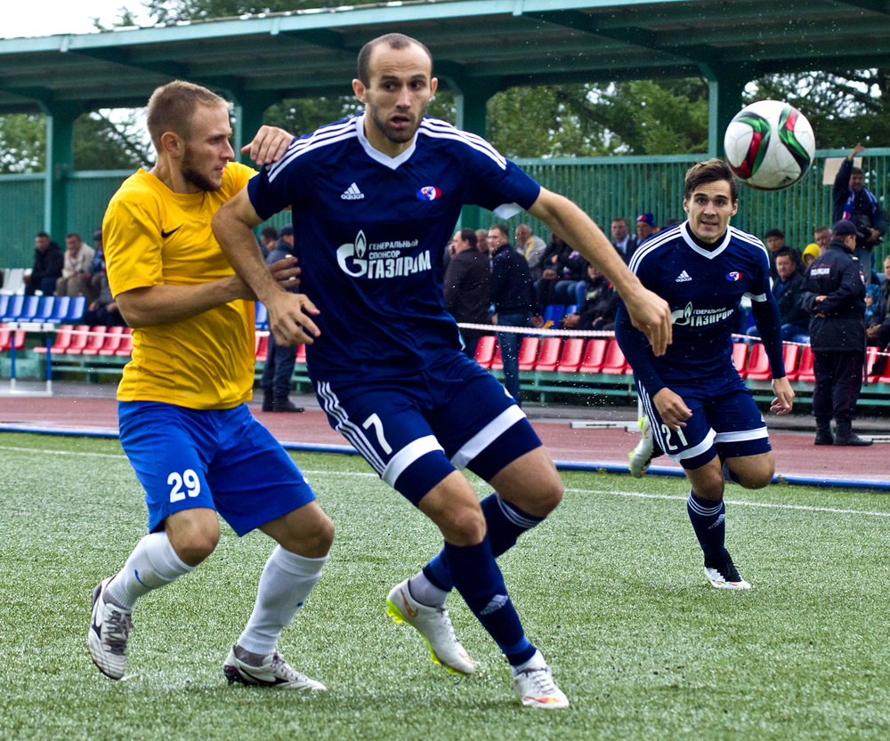 ФК "Сахалин" - "Динамо" (Барнаул). (12 сентября 2015)