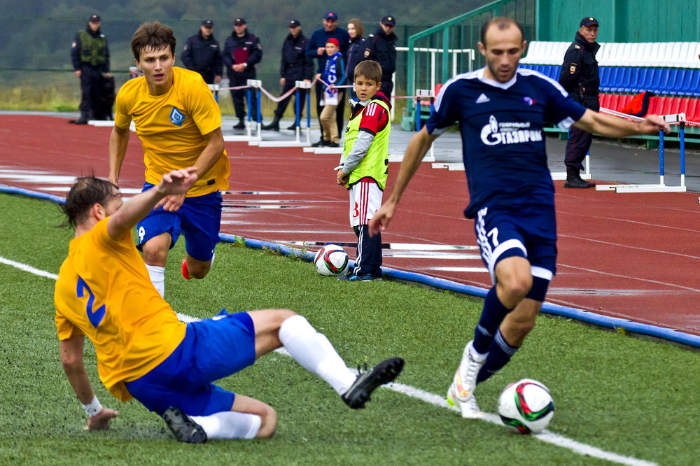 ФК "Сахалин" - "Динамо" (Барнаул). (12 сентября 2015)