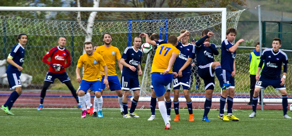 ФК "Сахалин" - "Динамо" (Барнаул). (12 сентября 2015)
