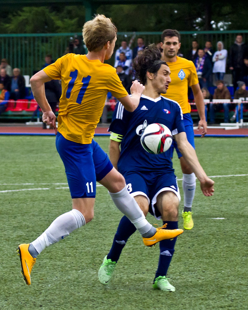 ФК "Сахалин" - "Динамо" (Барнаул). (12 сентября 2015)