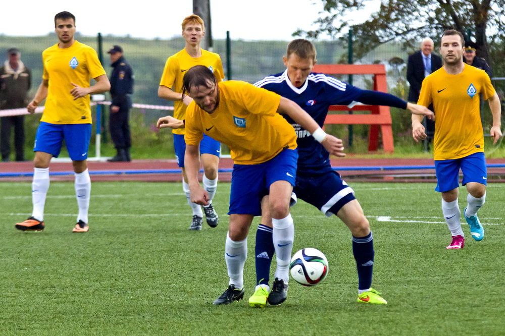 ФК "Сахалин" - "Динамо" (Барнаул). (12 сентября 2015)