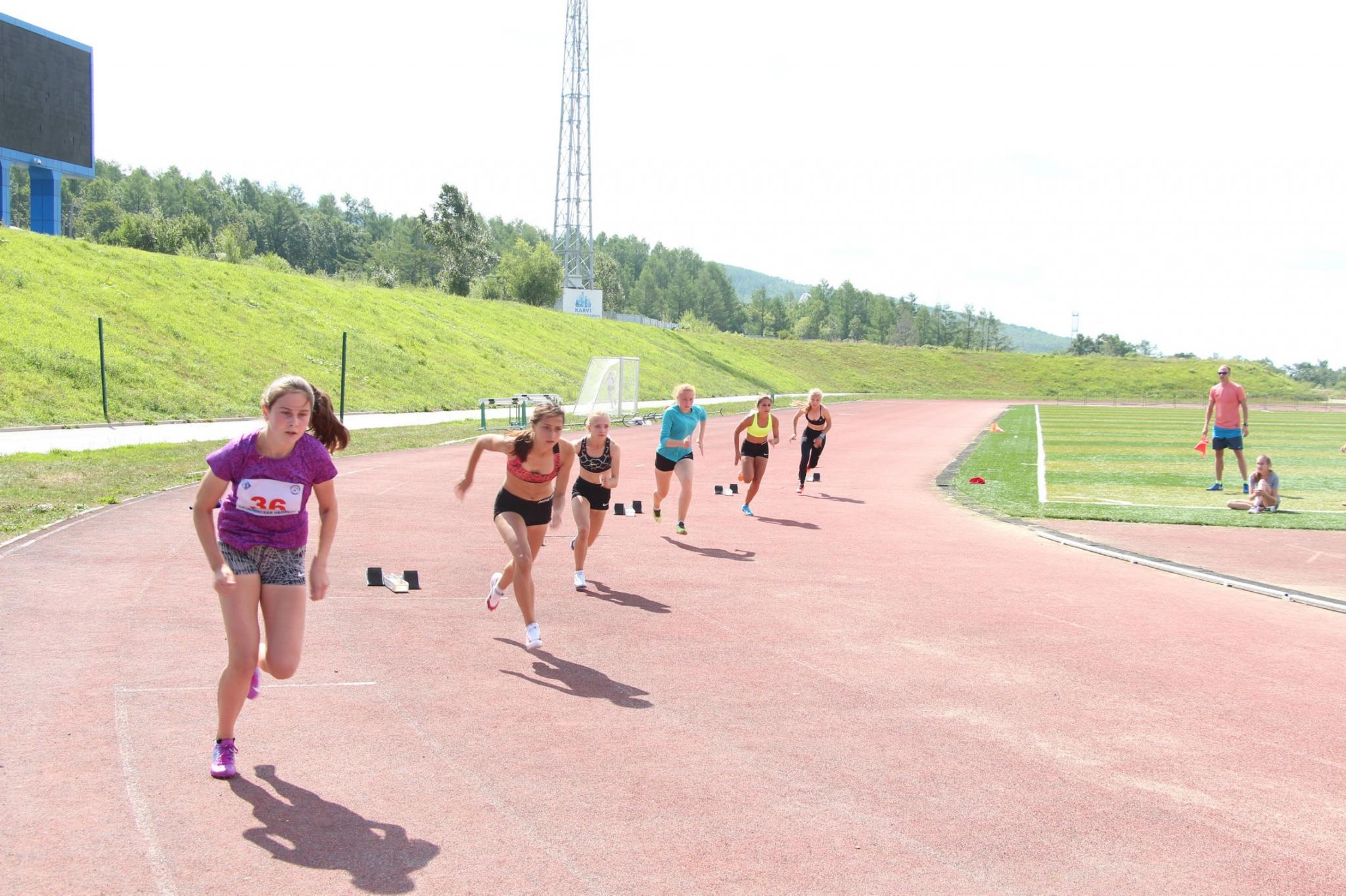 Открытое первенство СШ ЛВС по легкой атлетике