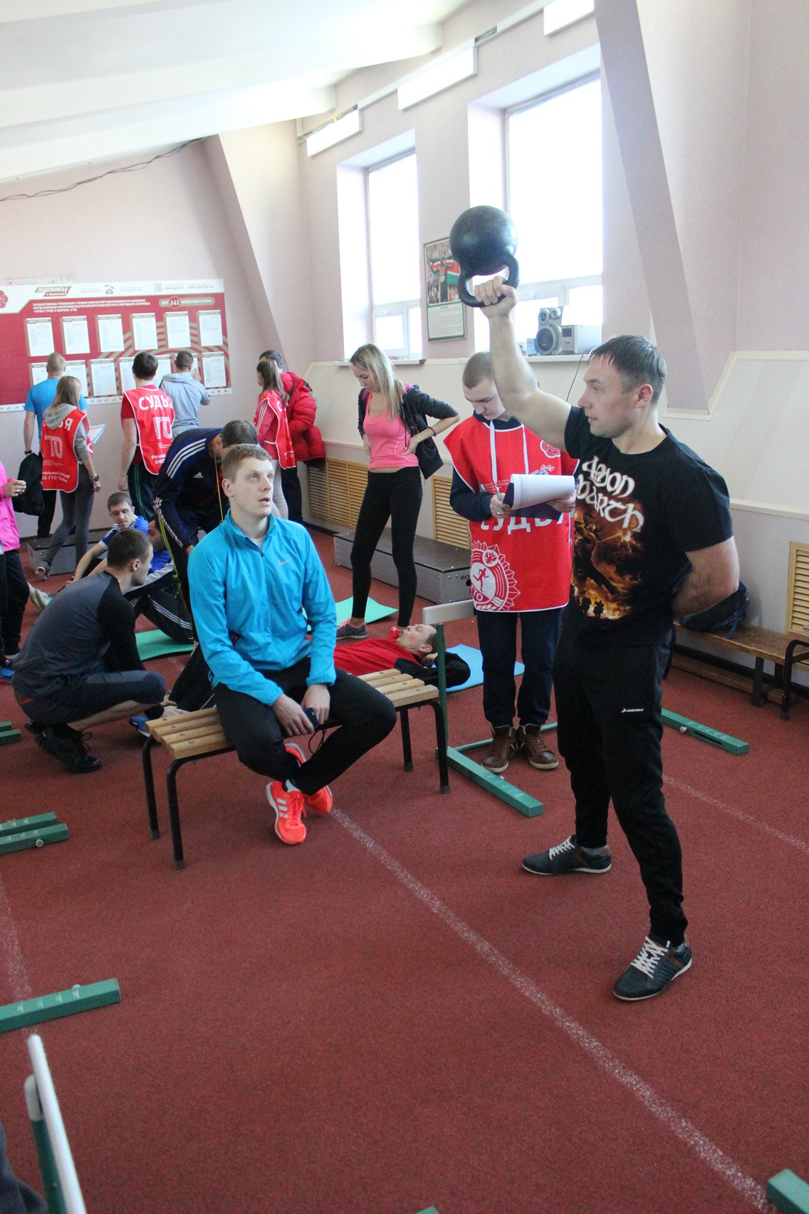 Выполнение нормативов ГТО сотрудниками компании "Газпром трансгаз Томск"