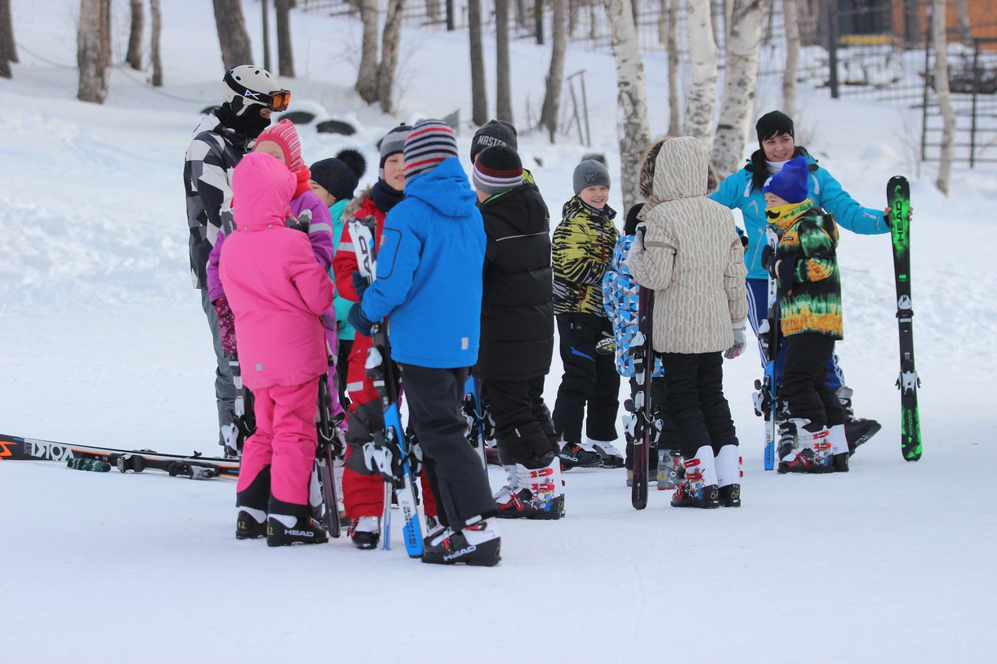 Старт проекта "Горные лыжи в школу"
