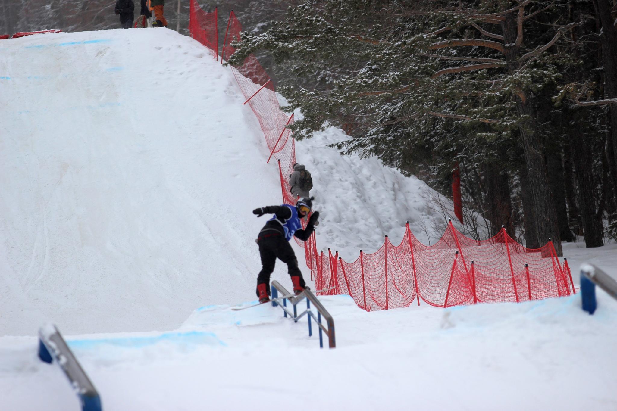 Этап Кубка России по сноуборду (слоупстайл)