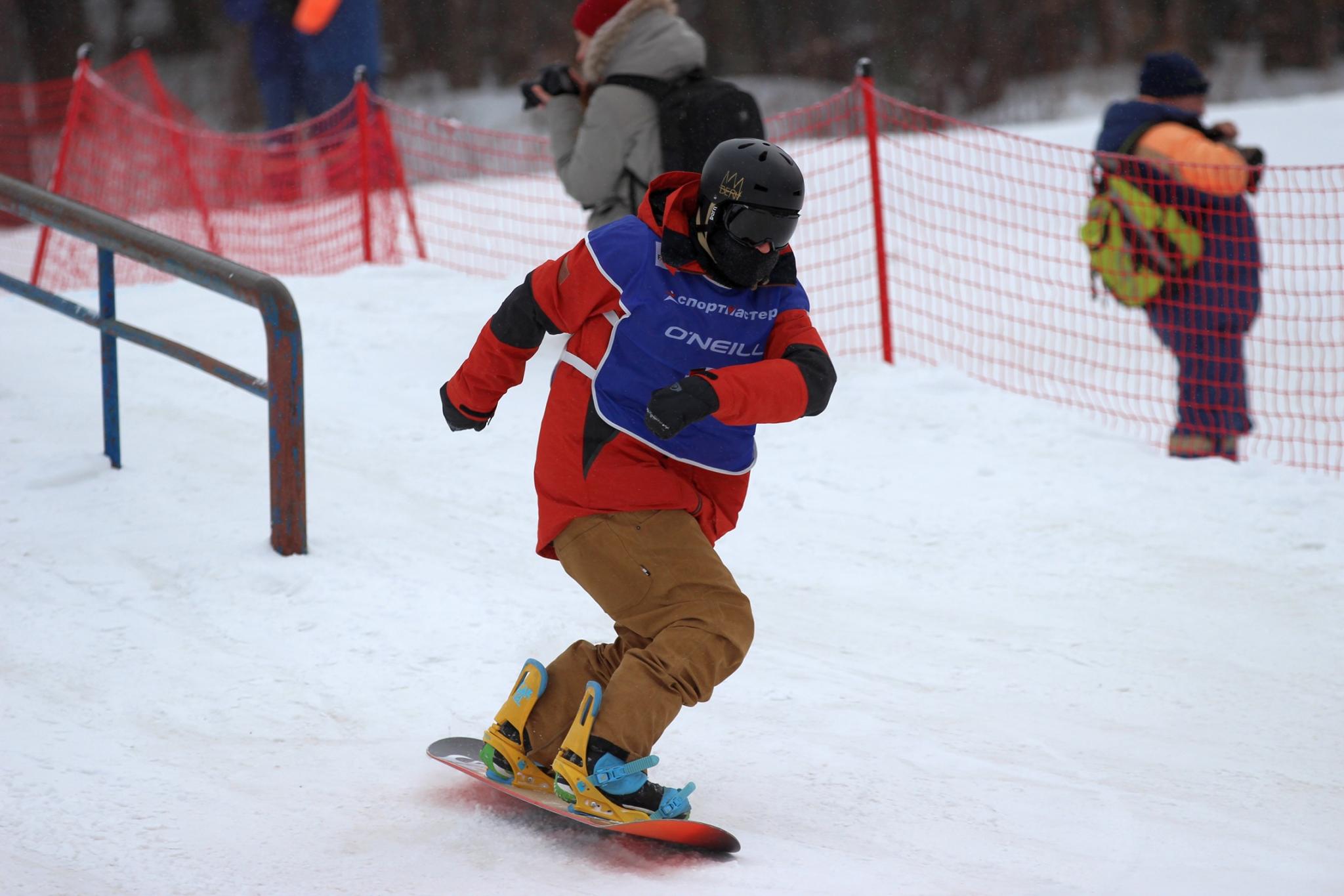 Этап Кубка России по сноуборду (слоупстайл)
