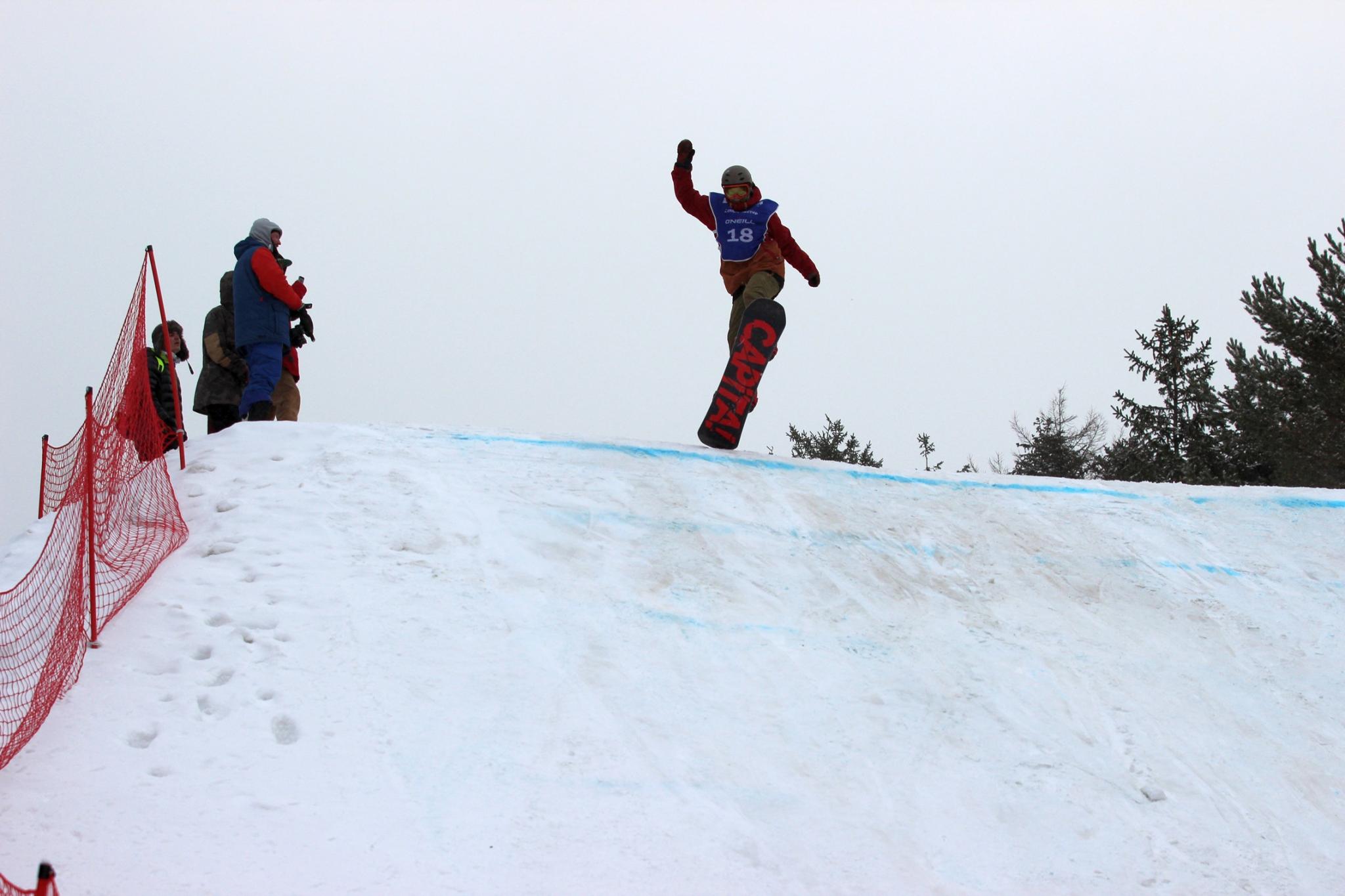 Этап Кубка России по сноуборду (слоупстайл)