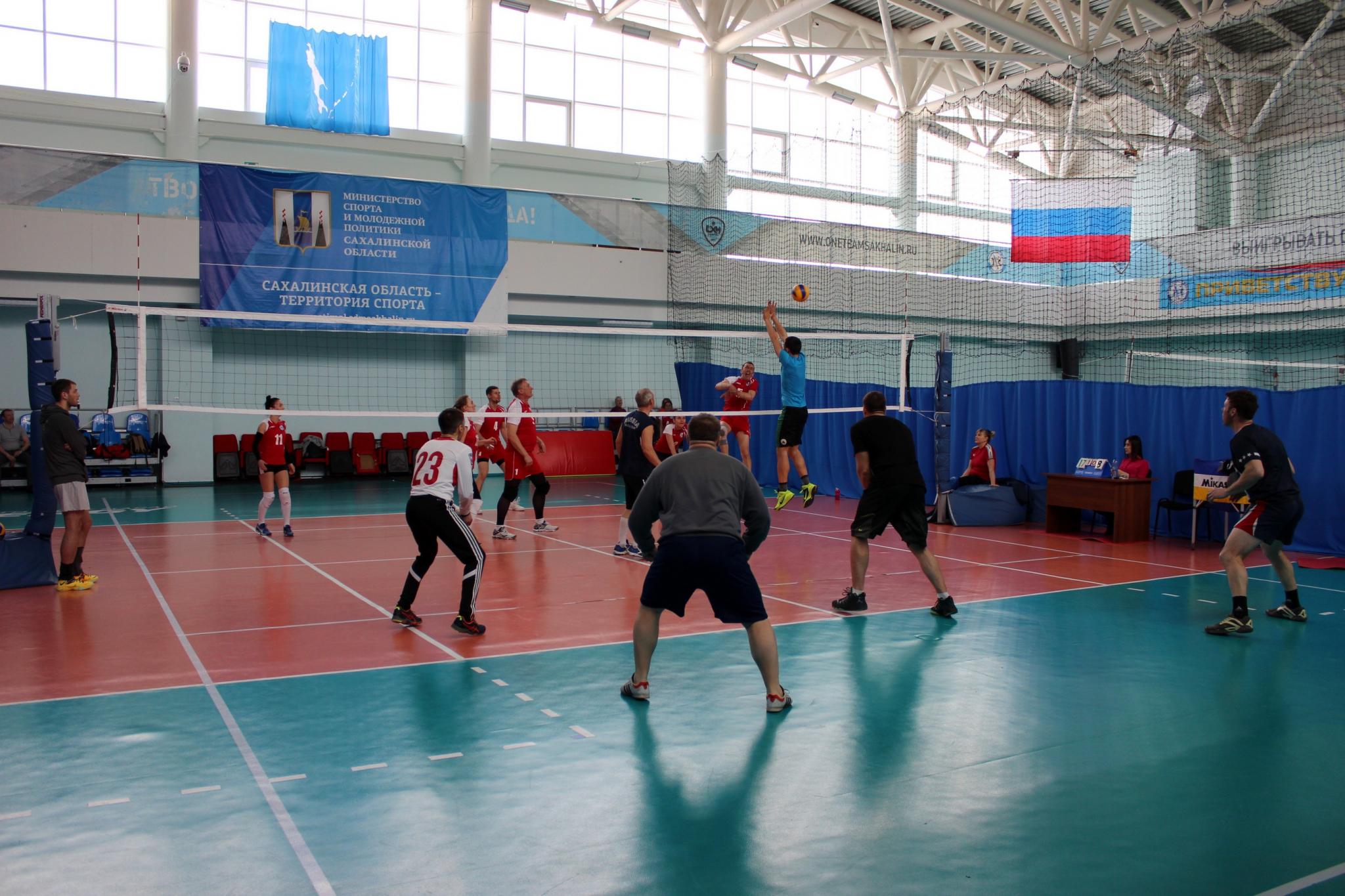 Турнир по волейболу в рамках спартакиады Минспорта