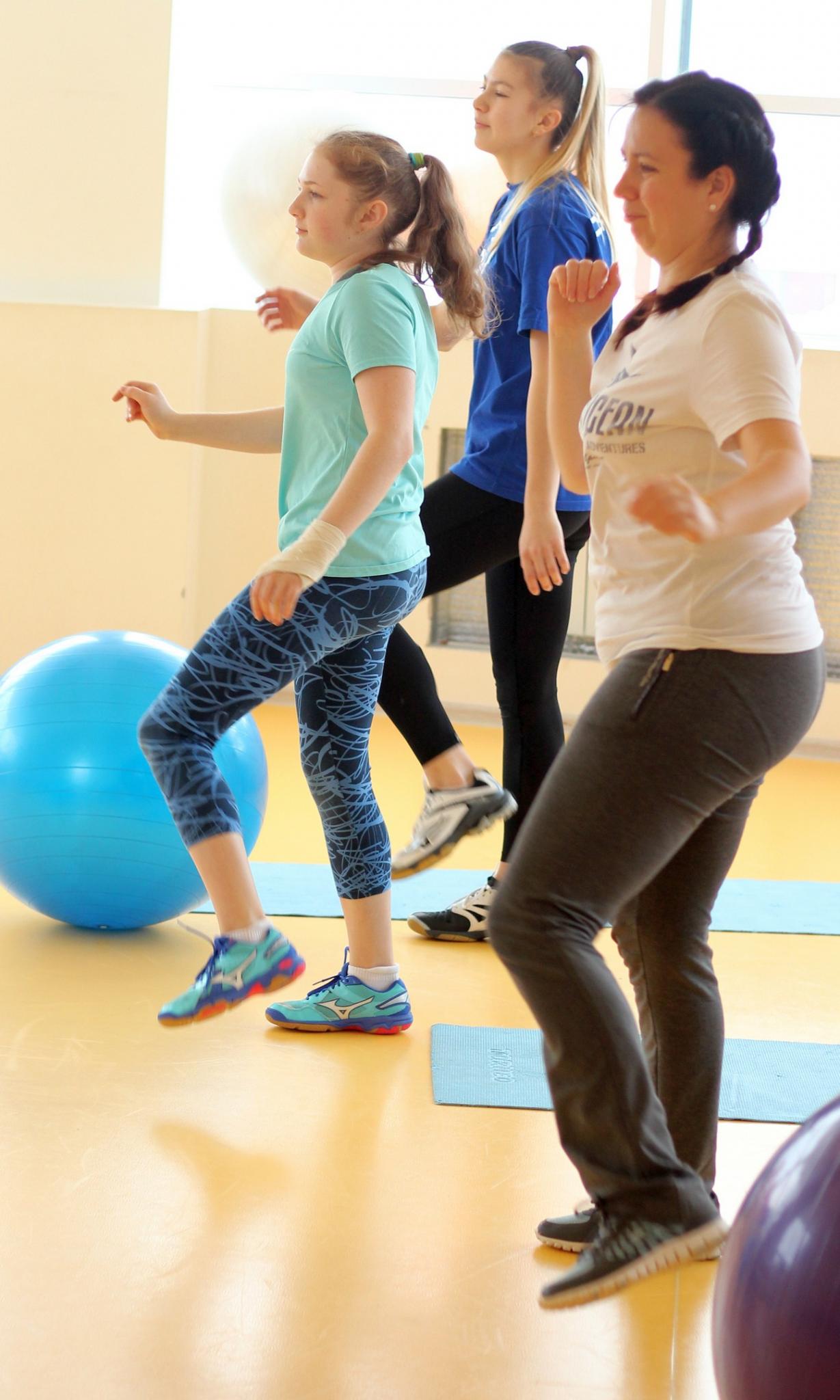 Фитнес-зарядка в ВЦ Сахалин