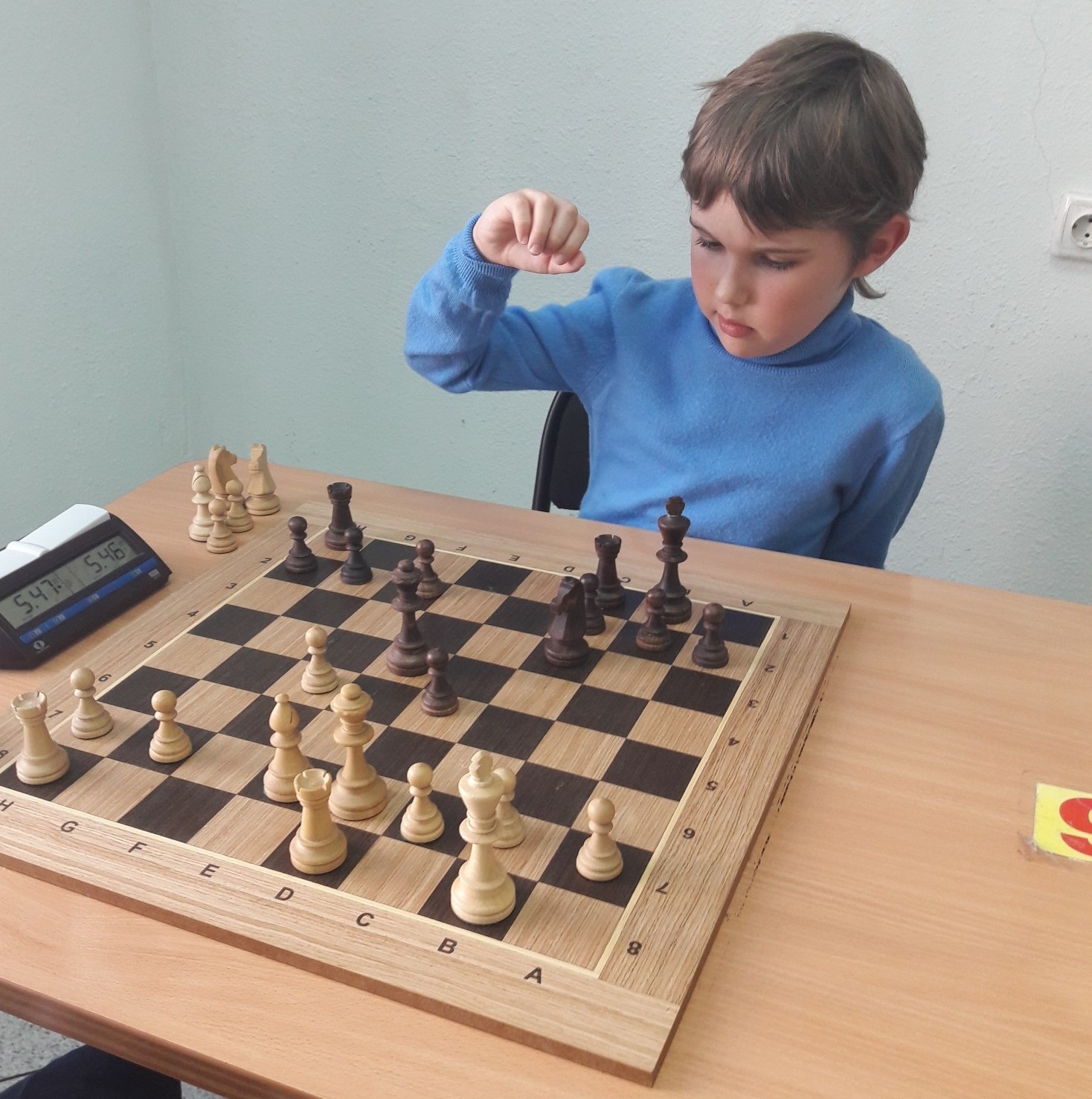 Первый семейный шахматный турнир