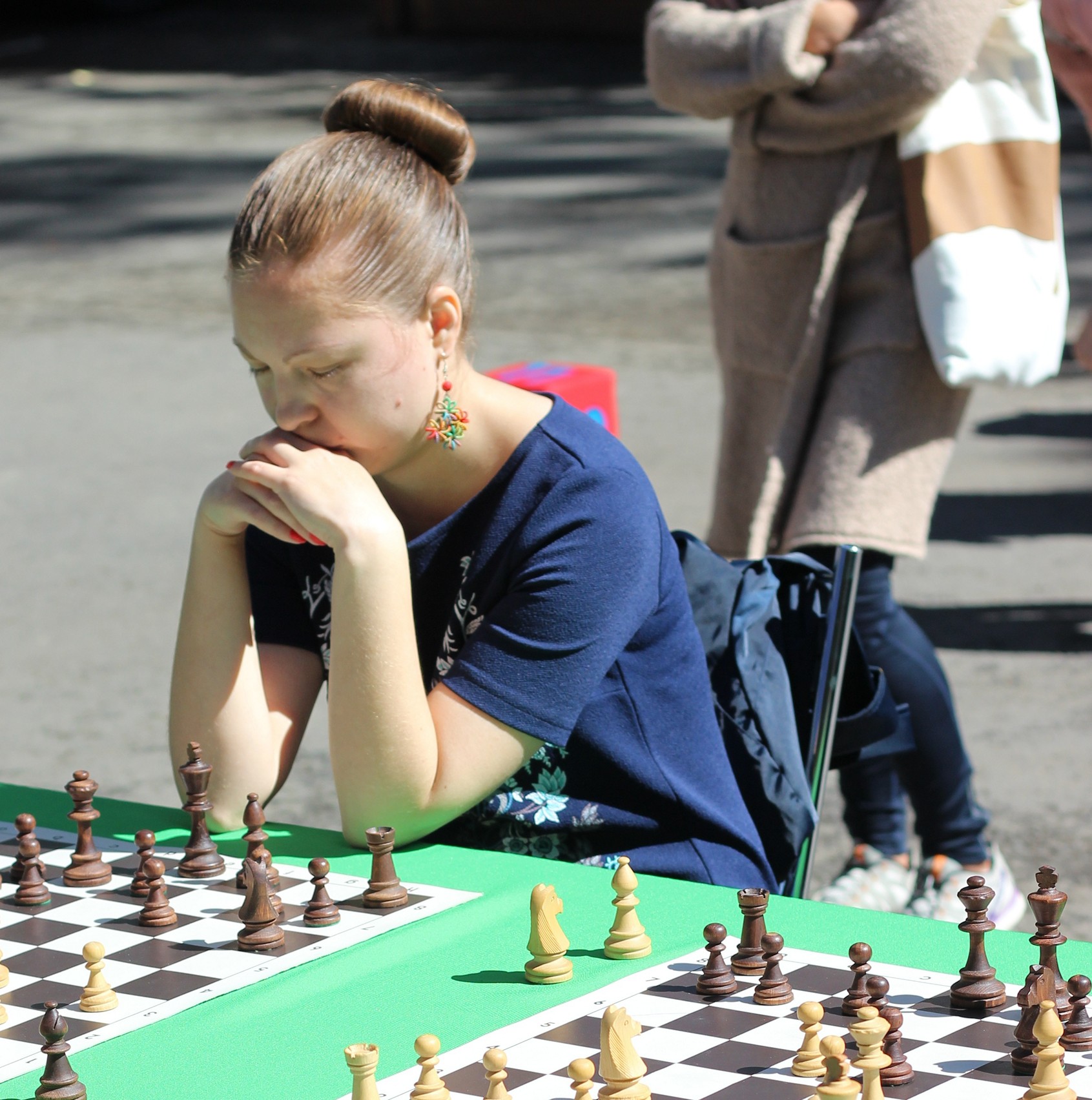 Праздник шахмат в городском парке