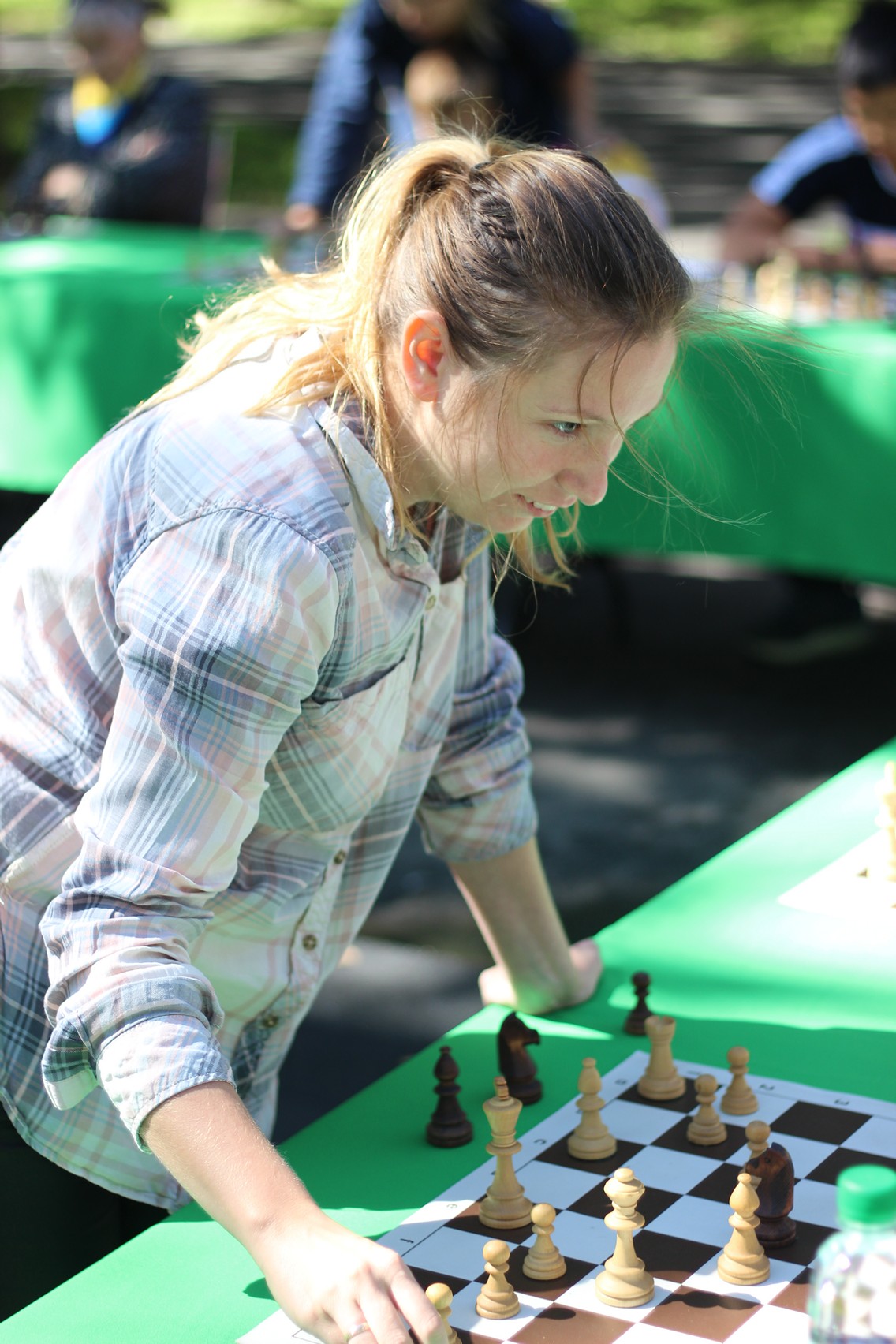 Праздник шахмат в городском парке