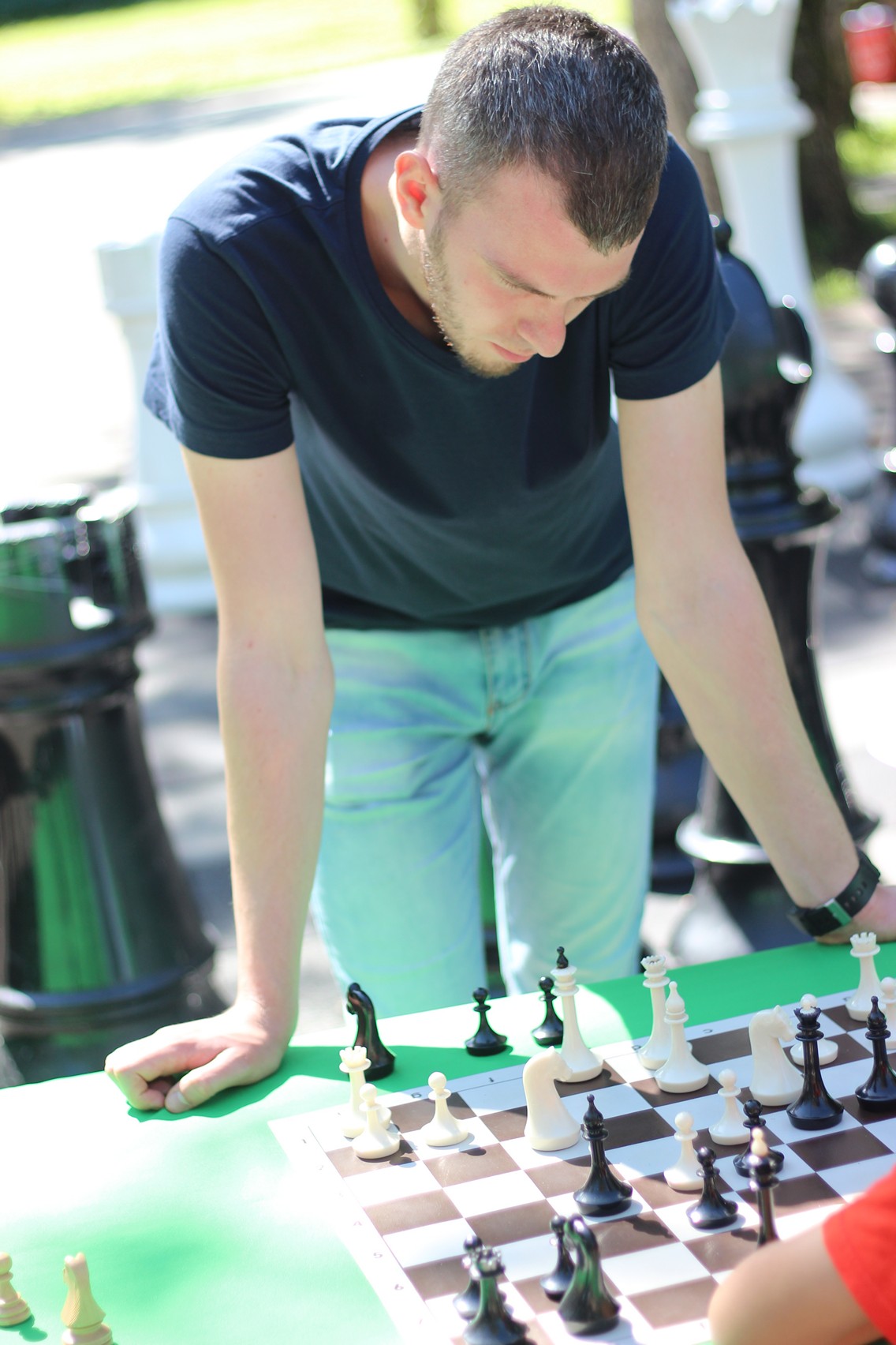 Праздник шахмат в городском парке